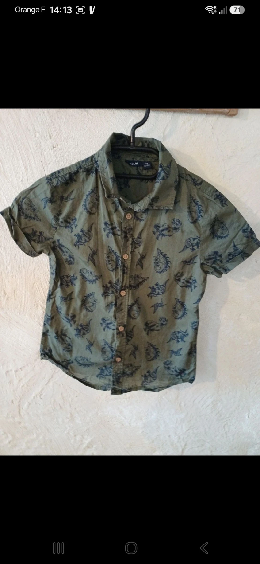 Chemise garçon taille 6 ans